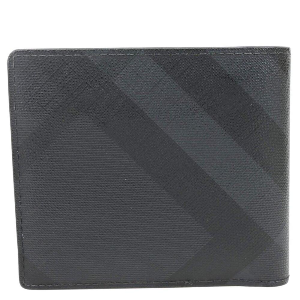 Burberry London Check-Print Canvas Bi-Fold Wallet Black - Picture 5 of 15